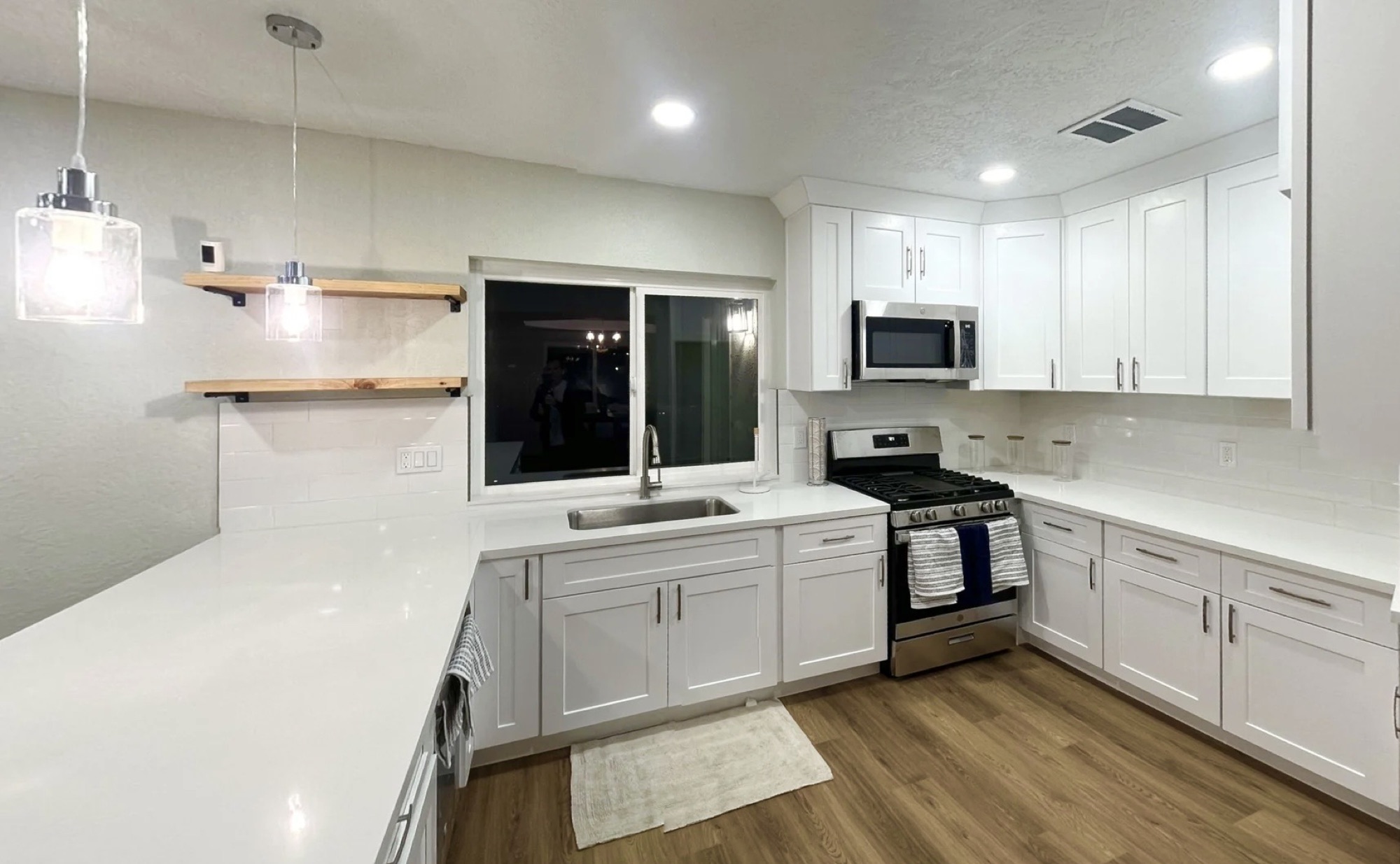 Remodeled kitchen